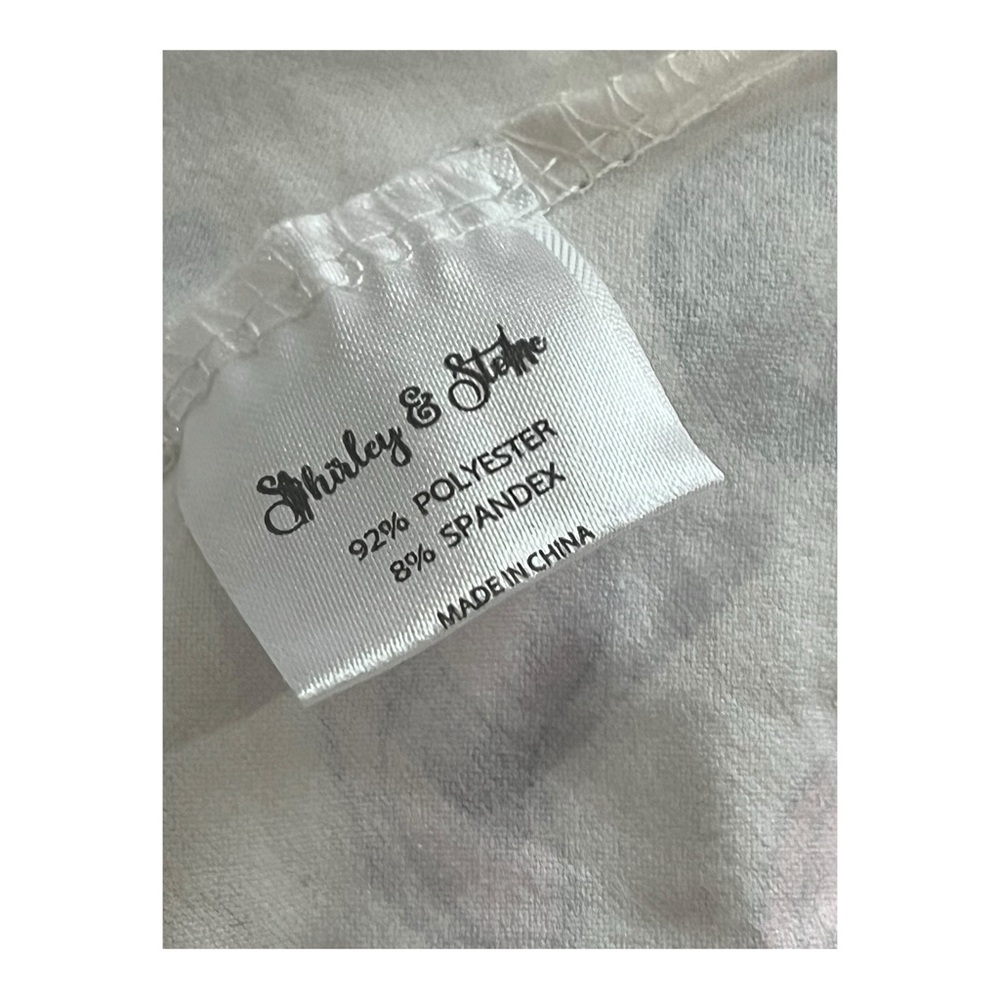 Shirley & Stone Taylor Swift Inspired Pajama Set Small Eras 1989 White Pink - Picture 8 of 16